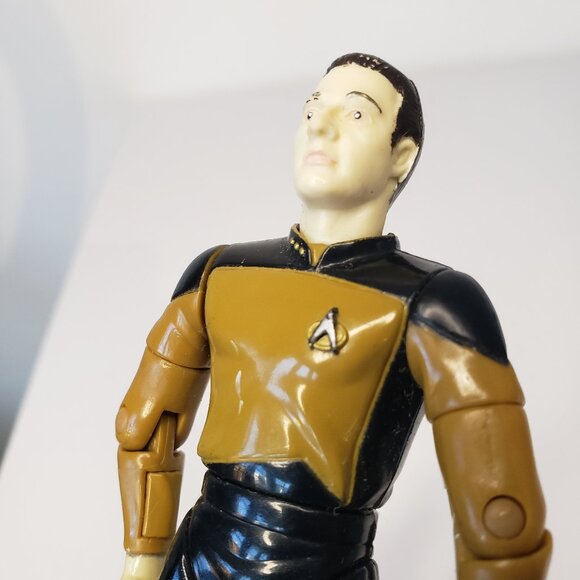 Vintage 1992 Commander Data Action Figure Star Trek Playmates Toys - Picture 9 of 9